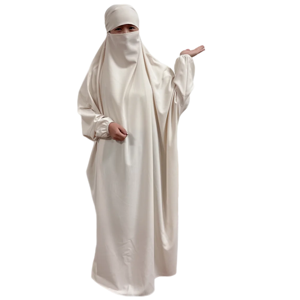 Wholesale Breathable Hijab Liturgical Wear Lslamic Turkish Robe Women Dubai Muslim Standard Apparel Middle East Abaya