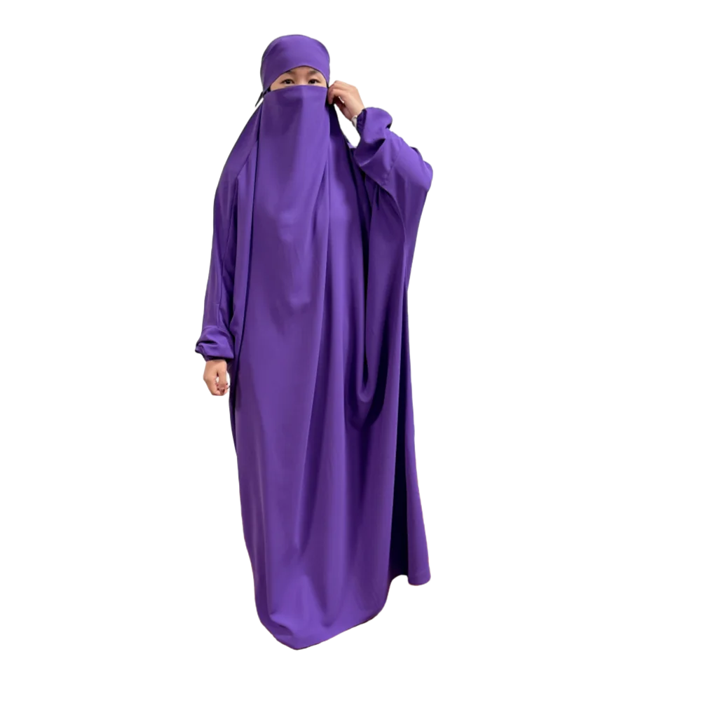 Wholesale Breathable Hijab Liturgical Wear Lslamic Turkish Robe Women Dubai Muslim Standard Apparel Middle East Abaya