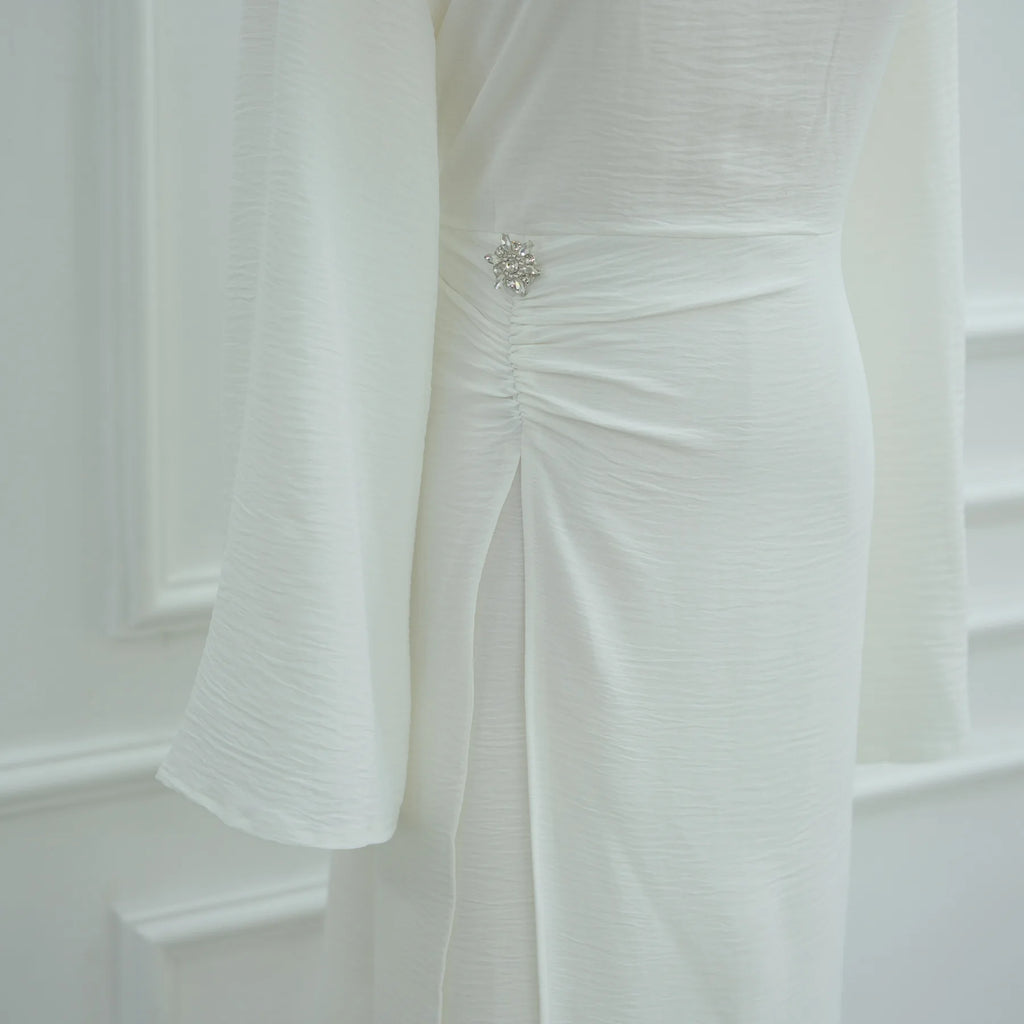 Arabic Women Modest Muslim Dress Eid Dubai Plain Abaya Islamic Party Outfit 2025 Middle Eastern Holiday Clothing New Turkey Robe