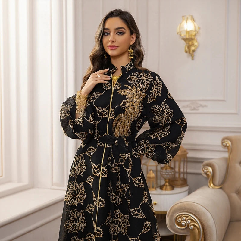 Muslim Women Hijab Dress Set Ramadan Jilbab Prayer Garment Abaya Long Khimar Arab Gown Abayas Sets Islamic Clothes Robe