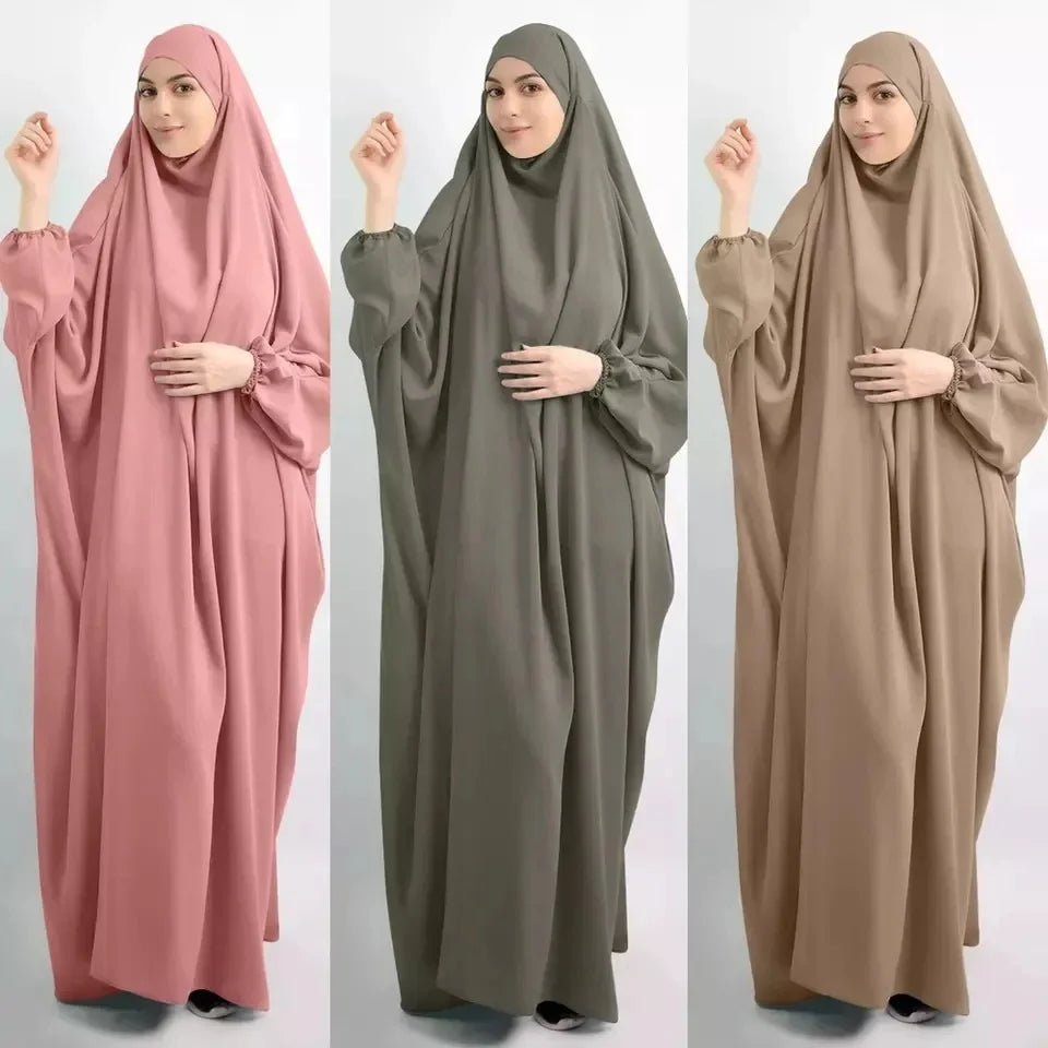 Wholesale Breathable Hijab Liturgical Wear Lslamic Turkish Robe Women Dubai Muslim Standard Apparel Middle East Abaya