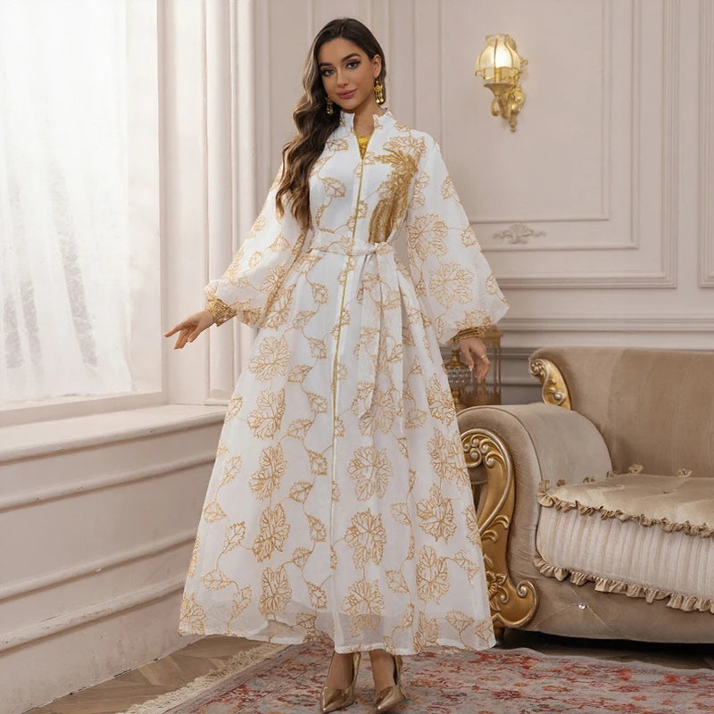 Muslim Women Hijab Dress Set Ramadan Jilbab Prayer Garment Abaya Long Khimar Arab Gown Abayas Sets Islamic Clothes Robe