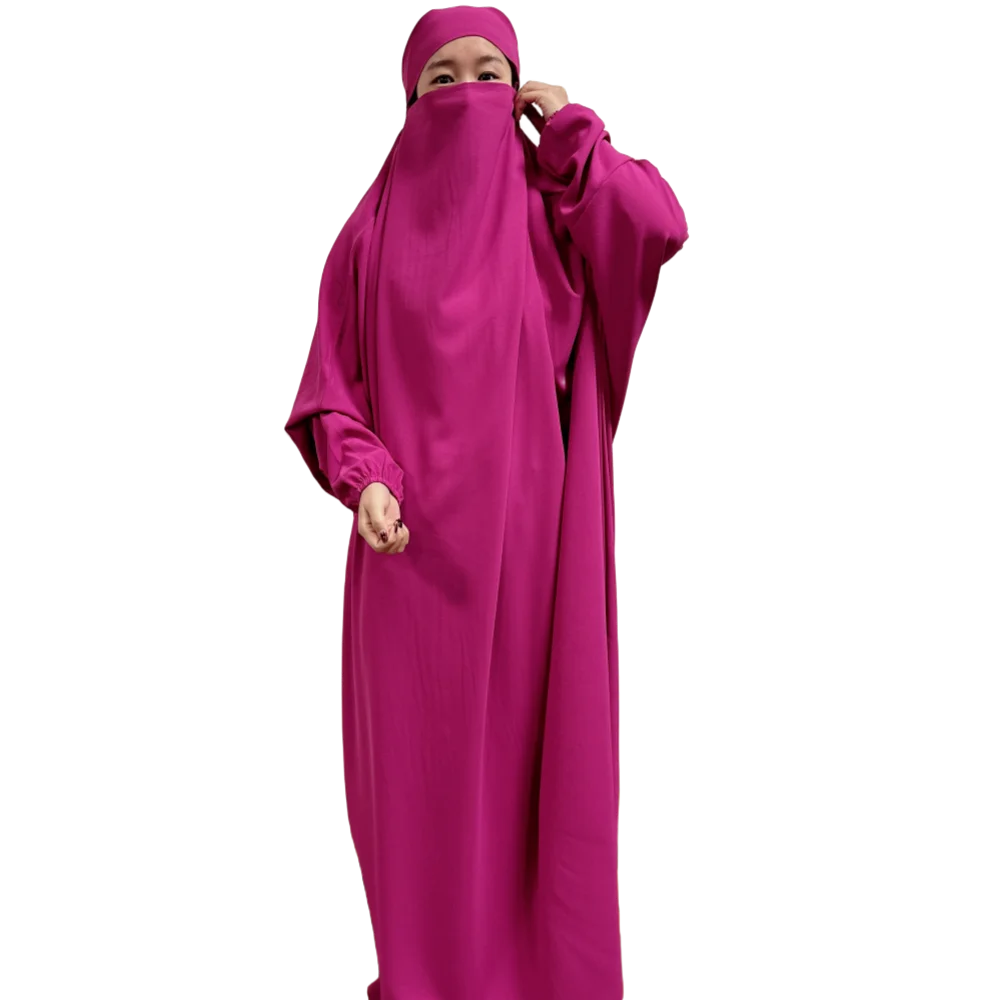 Wholesale Breathable Hijab Liturgical Wear Lslamic Turkish Robe Women Dubai Muslim Standard Apparel Middle East Abaya