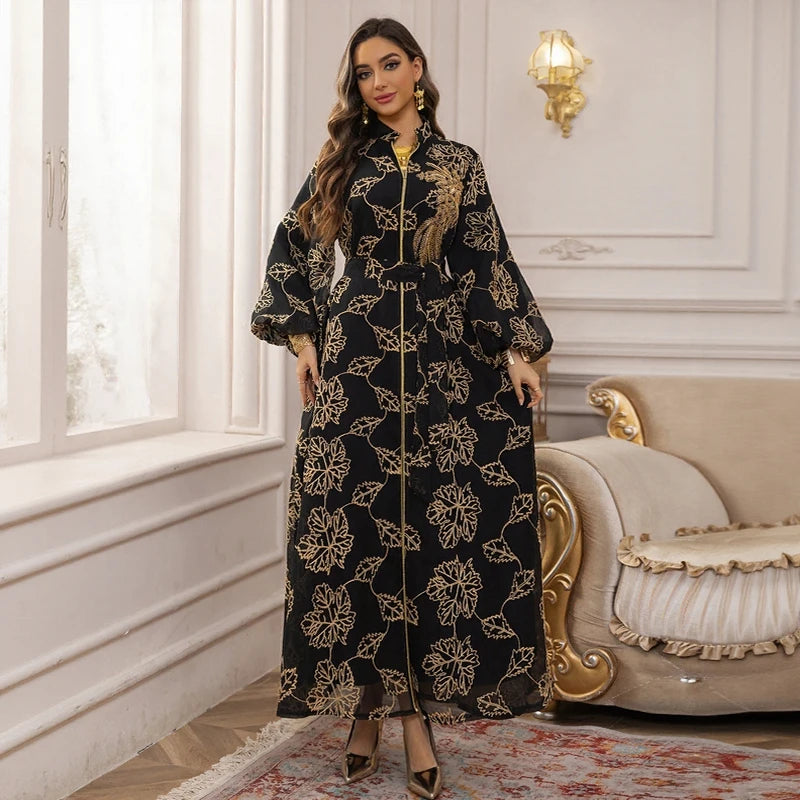 Muslim Women Hijab Dress Set Ramadan Jilbab Prayer Garment Abaya Long Khimar Arab Gown Abayas Sets Islamic Clothes Robe