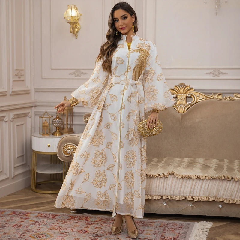 Muslim Women Hijab Dress Set Ramadan Jilbab Prayer Garment Abaya Long Khimar Arab Gown Abayas Sets Islamic Clothes Robe