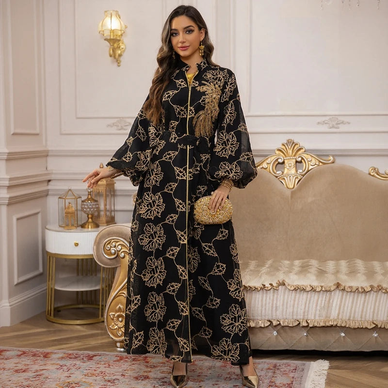 Muslim Women Hijab Dress Set Ramadan Jilbab Prayer Garment Abaya Long Khimar Arab Gown Abayas Sets Islamic Clothes Robe