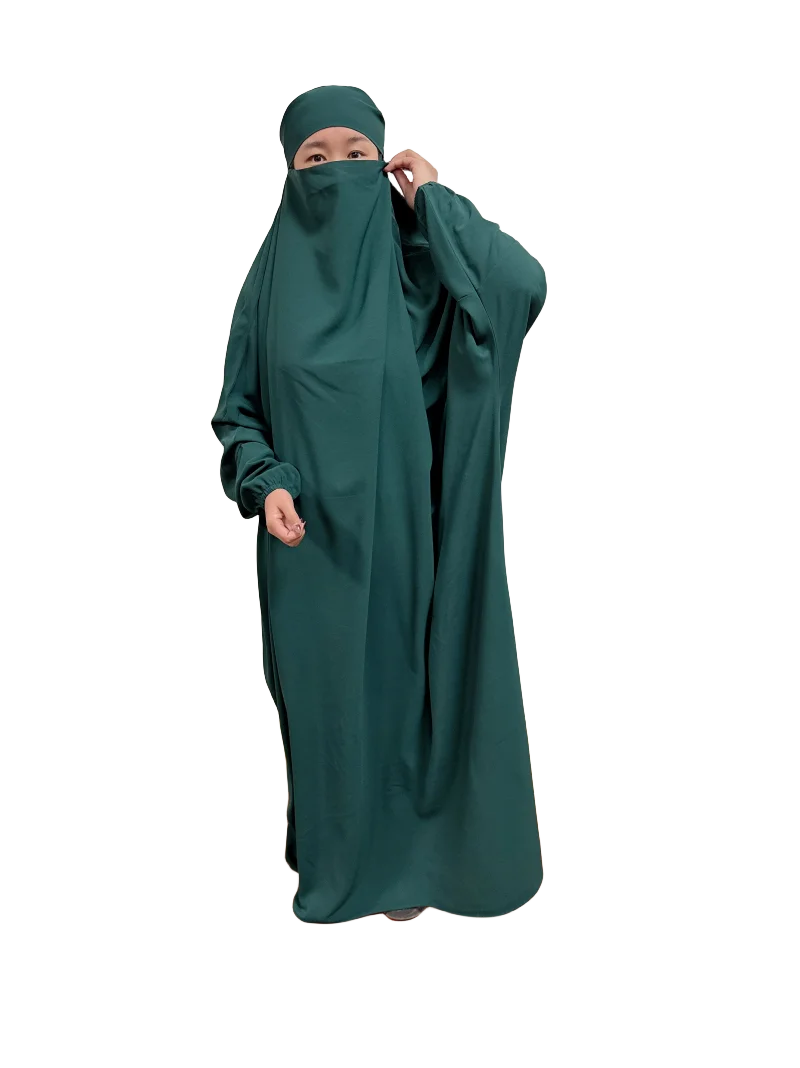 Wholesale Breathable Hijab Liturgical Wear Lslamic Turkish Robe Women Dubai Muslim Standard Apparel Middle East Abaya