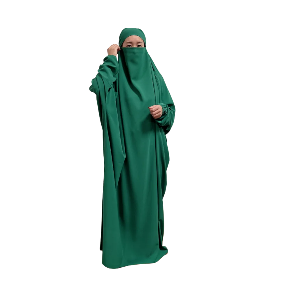 Wholesale Breathable Hijab Liturgical Wear Lslamic Turkish Robe Women Dubai Muslim Standard Apparel Middle East Abaya