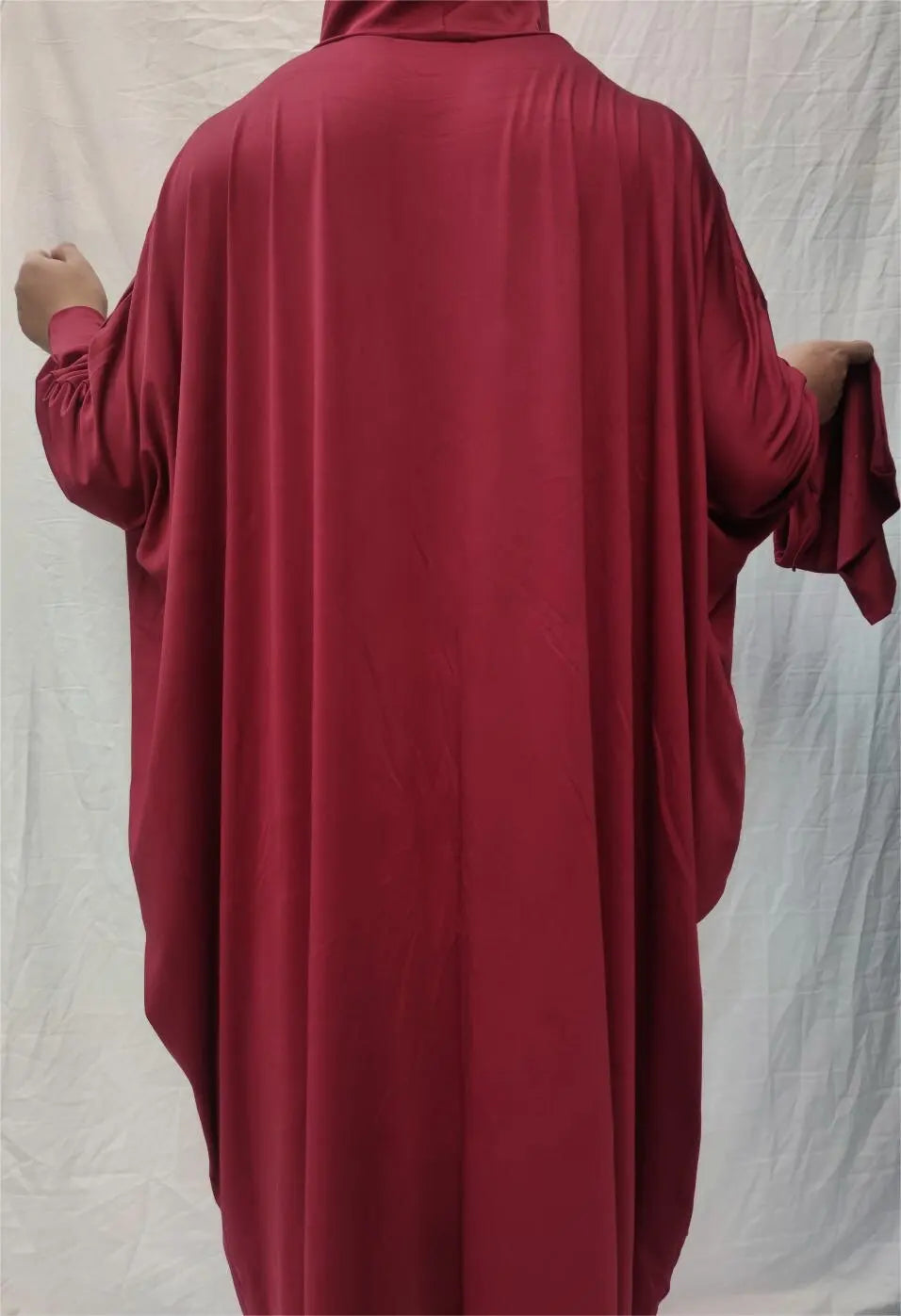 Muslim Hijab Abaya for Women Bat Sleeve Hooded Modest Prayer Dress Ladies Jilbabs Kaftan Dubai Saudi Robe Turkish Islam Clothing
