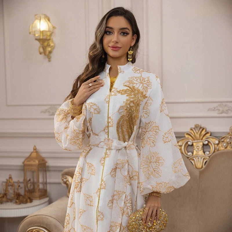 Muslim Women Hijab Dress Set Ramadan Jilbab Prayer Garment Abaya Long Khimar Arab Gown Abayas Sets Islamic Clothes Robe